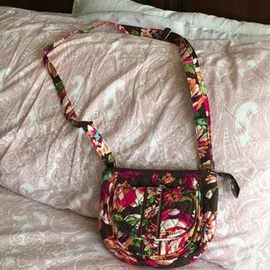 Vera Bradley mini crossbody bag in English rose